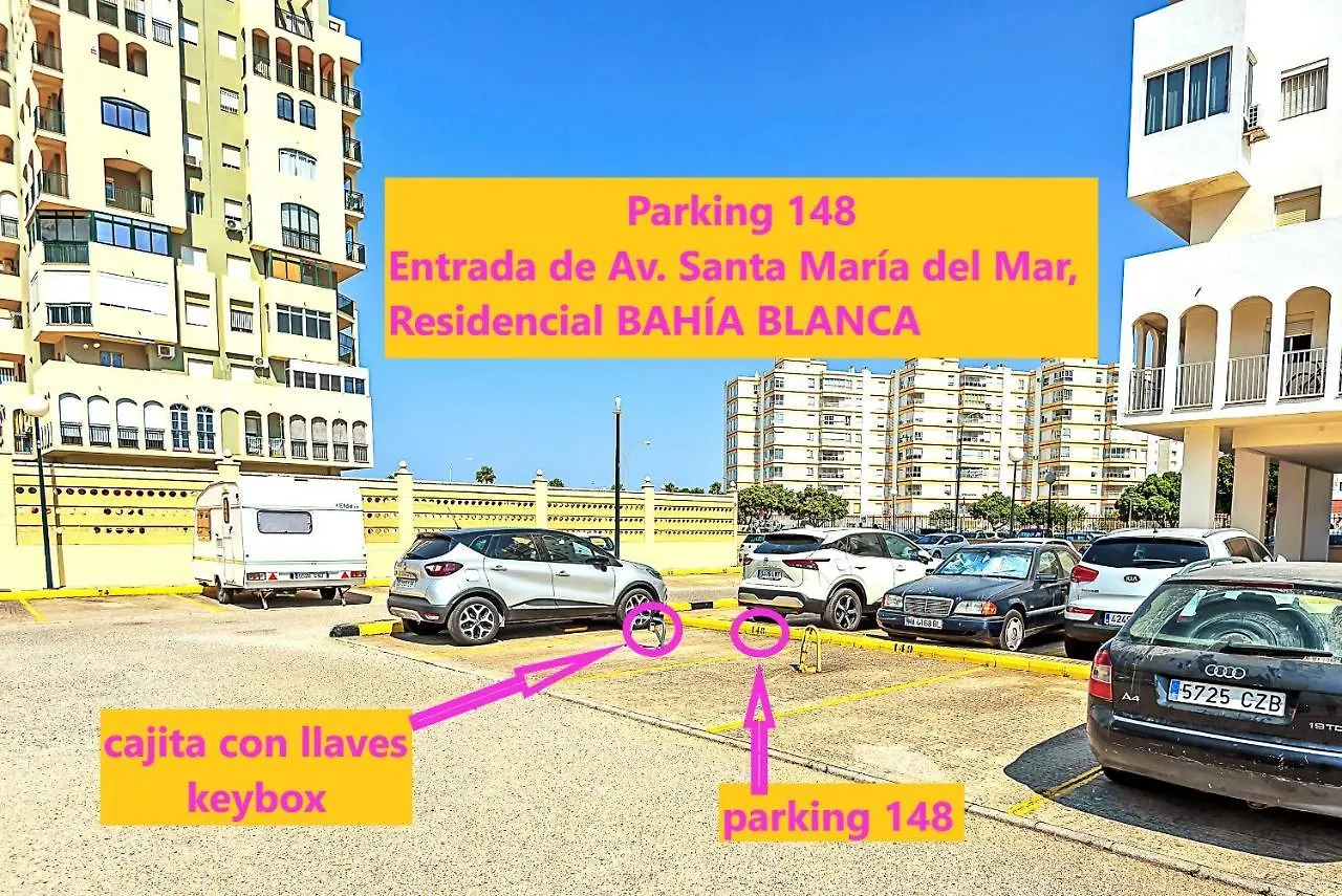 Ocean View Beach Apartment With Pool & Balconies El Puerto de Santa Maria
