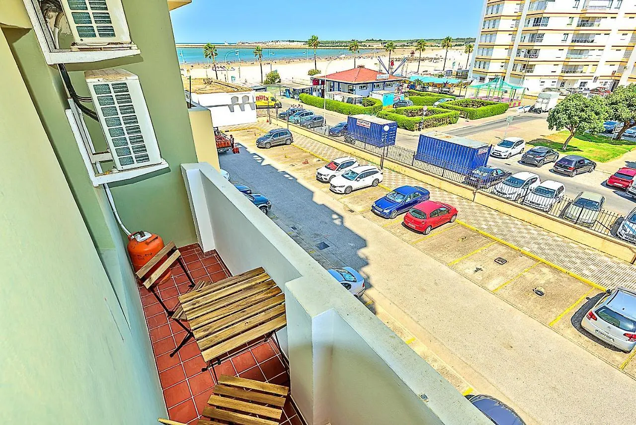 Ocean View Beach Apartment With Pool & Balconies El Puerto de Santa Maria Spain